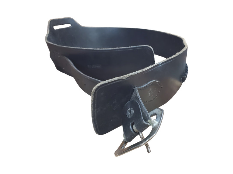 SAA Cowboy Black Leather .22 Cartridge Belt LH