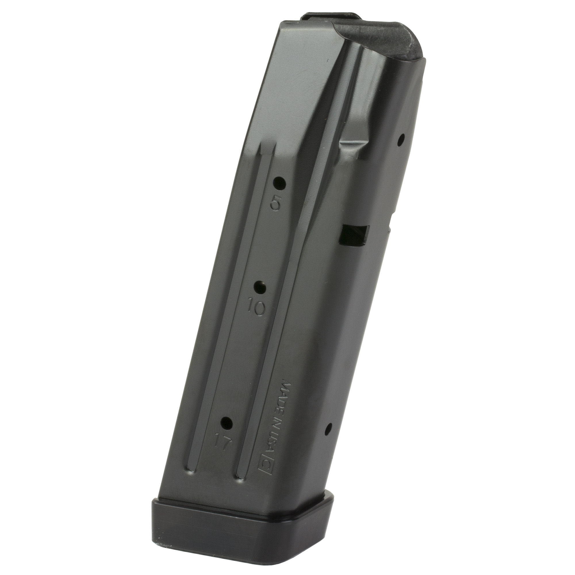 Sig Sauer, 9MM, 17 Rounds, Fits Sig P320 X-Five Legion, Steel, Black Magazine