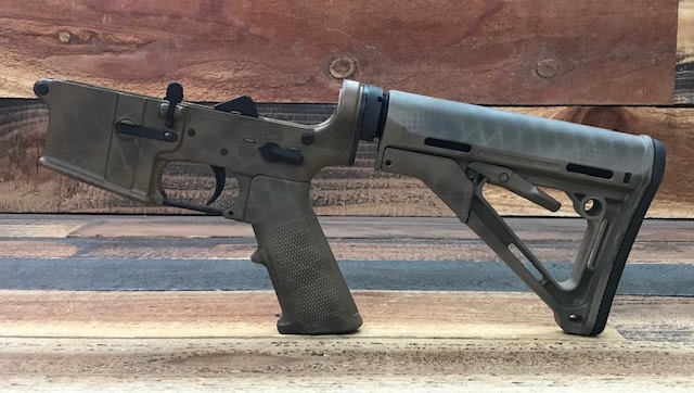 FU Misericorde, 5.56, 16" Mid-length, Cerakote Kryptek AI. Dark Earth/Sig Dark Grey, Rifle (BLEM)
