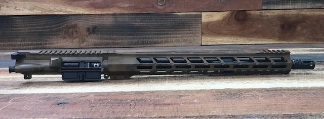 FU Misericorde, 5.56, 16" Mid-length, Cerakote Kryptek AI. Dark Earth/Sig Dark Grey, Rifle (BLEM)