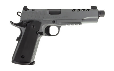 Tisas, 1911 Night Stalker 45ACP 5.55" GRY/BLK (2)8RND Pistol