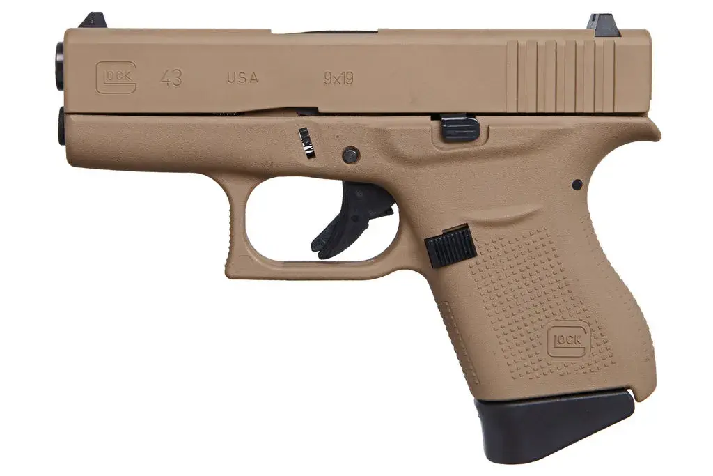 GLOCK G43  9MM DDE 3.4'' 6-RD PISTOL