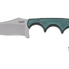 Columbia River Knife & Tool, Minimalist Persian, Fixed Blade Knife, Silver, Plain Edge, Clip Point, 2.76" Blade