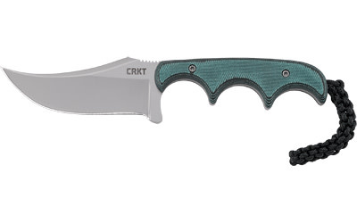 Columbia River Knife & Tool, Minimalist Persian, Fixed Blade Knife, Silver, Plain Edge, Clip Point, 2.76" Blade