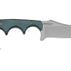 Columbia River Knife & Tool, Minimalist Persian, Fixed Blade Knife, Silver, Plain Edge, Clip Point, 2.76" Blade