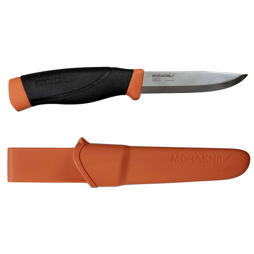 Morakniv Companion Heavy Duty (S) 4.1" Orange/Blk Knife