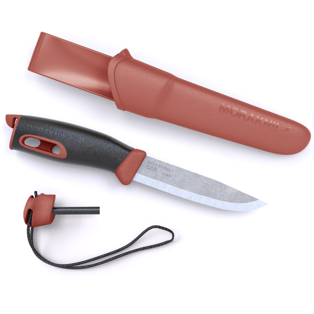 Morakniv Companion Spark (S) 4.1" Red Knife