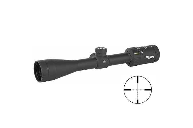 WHISKEY3 3-9X40 1" BDC-1 BLK# BDC-1 QUADPLEX RETICLE