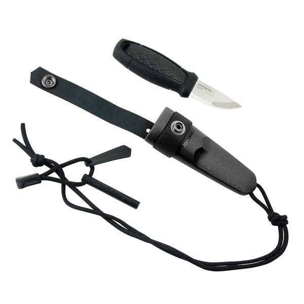 Morakniv Eldris (S) 2.3" Blk Knife w/ Fire Starter Kit