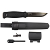 Morakniv Garberg Black Blade (C) 4.3" Blk Knife w/ Survival Kit