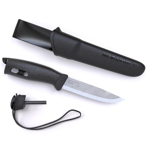Morakniv Companion Spark (S) 4.1" Black Knife (package)