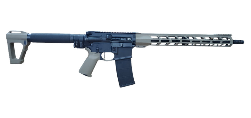 BT Diomedes 5.56 16" Cerakote Magpul FDE 30RND Rifle w/ Folding Stock