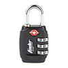 Firearm Safety Devices Corporation, Lock, Black, TSA Lock w/Steel Shackle