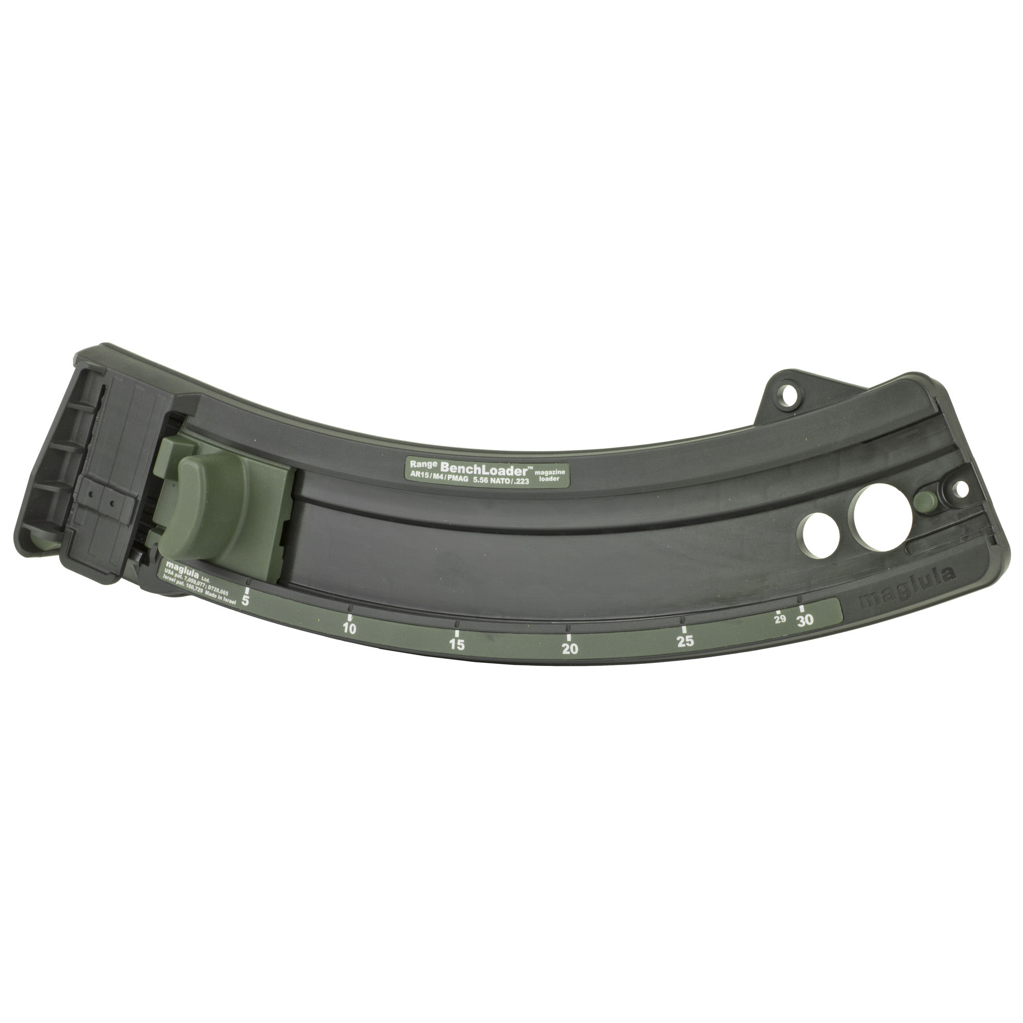 Maglula ltd., Mag Loader, Range Benchloader,  30 Rounds, Fits AR-15, Polymer, Black