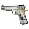 Girsan, MC1911 LIBERADOR III 9MM, 5" Silver with Gold Trim 10 RD Pistol