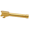 True Precision 9MM P320 X-Compact Threaded Gold  Barrel