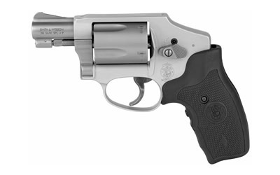 Smith & Wesson, Model 642, DA Only, J-Frame, 38 Special +P, 1.88" Barrel, Alloy, Slvr,  CT Laser Grips, 5 Rnd, Revolver (CA  Comp)