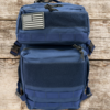 Tactical 45L Molle/Patch Navy Blue Backpack