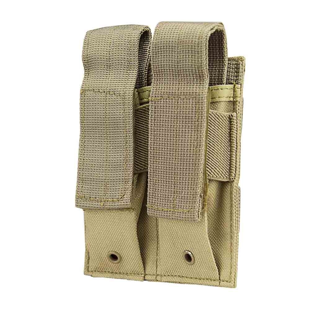 Vism Double Pistol Mag Pouch - Tan