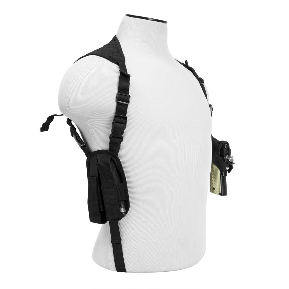 Vism Ambidextrous Shoulder Holster - Black - CV2909