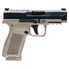 Canik Mete Mc9LS, 9mm, Black, Cerakote Finish Frame, Flat Dark Earth, 2- 17rd mags