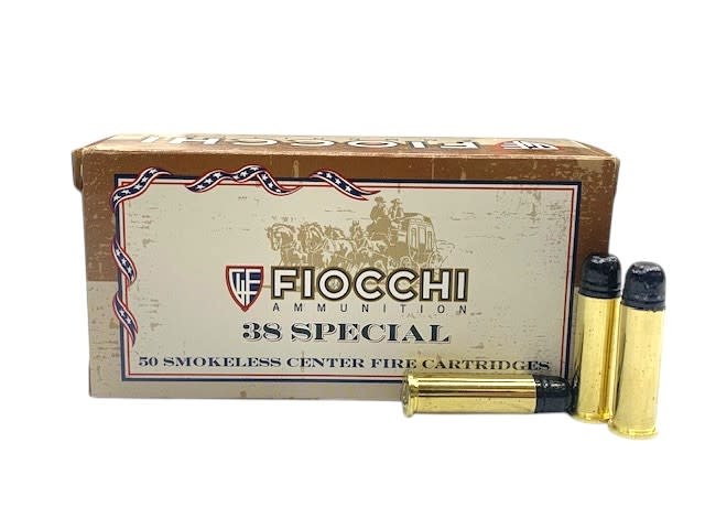 Fiocchi 38 Special 158 GR Lead Flat Point 50RD Box