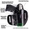 Urban Carry Lock Leather #209 RMR OWB Black RH Holster