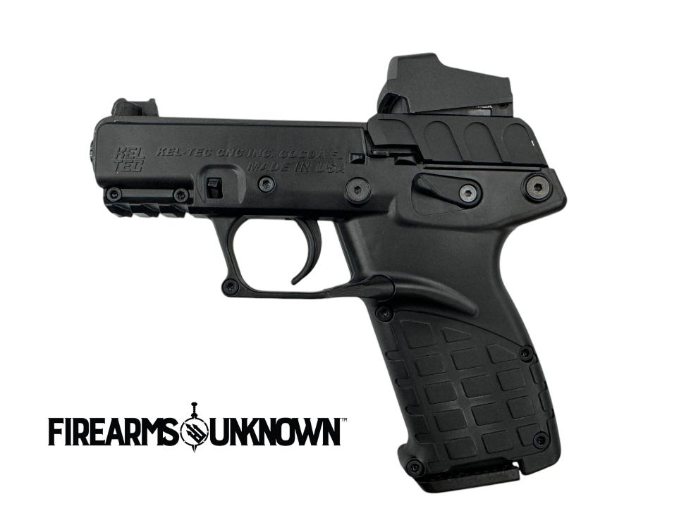 Kel-Tec, P17, 3.8", 22LR. Compact, w/Crimson Trace Red Dot, Blk