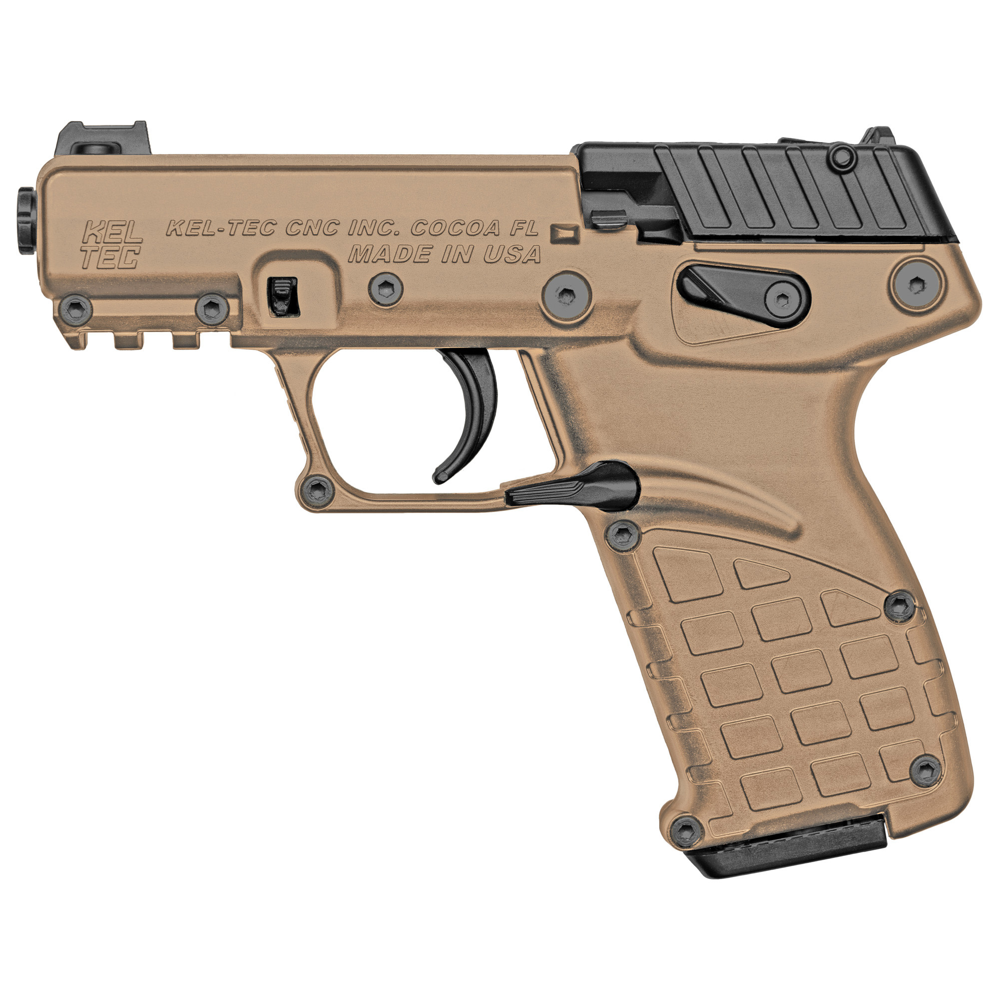 Kel-Tec, P17 22LR, 3.8" Tan , (3)16 RND Pistol