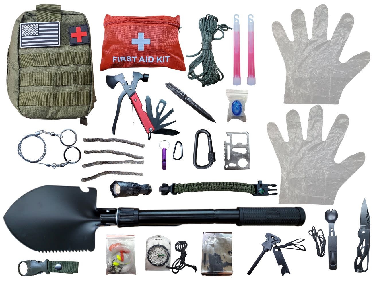 Tactical Emergency Survival Kit_Green