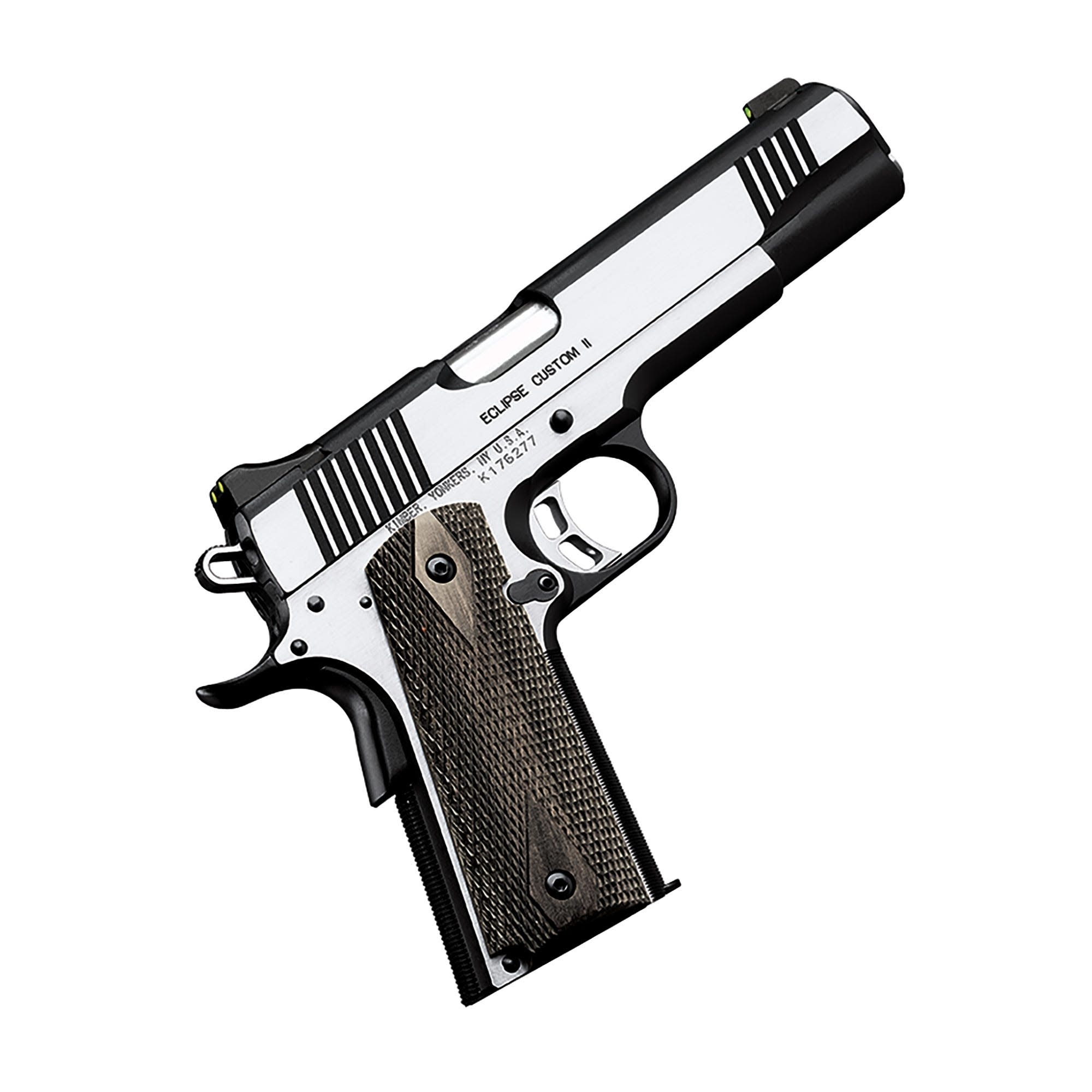 Kimber Eclipse Custom II .45ACP 5" Silver 7RD Pistol (CA Comp)