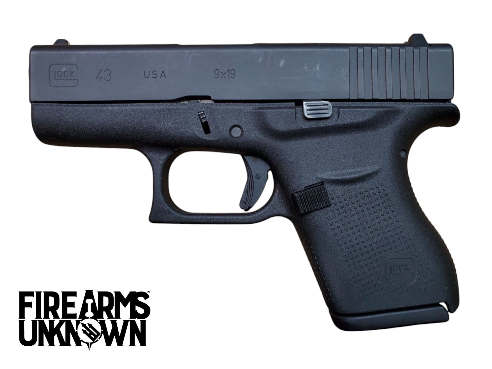 Glock G43 9mm 3.39" BLK 6RD Pistol (USED)