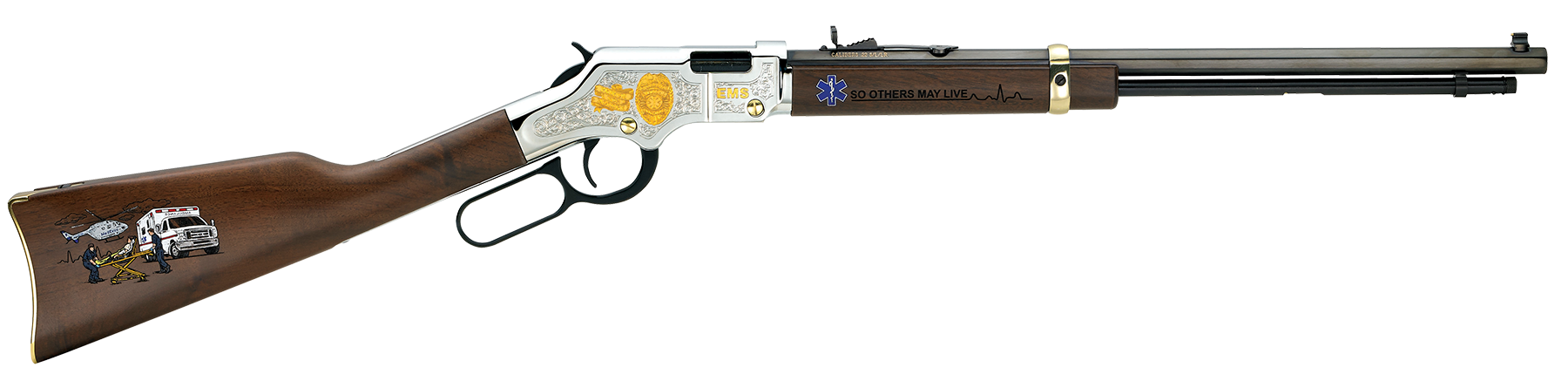 Henry Golden Boy EMS 22LR 20" Walnut 16 RD Lever Rifle