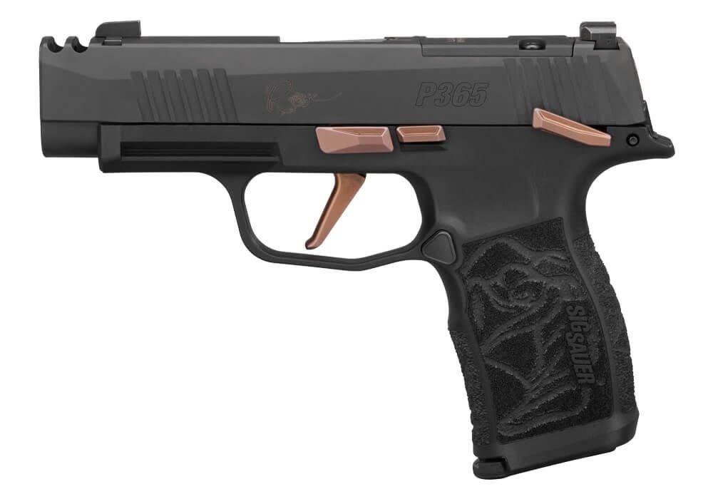 Sig Sauer, P365XL Rose, 9mm, 3.1", Blk (CA Comp)