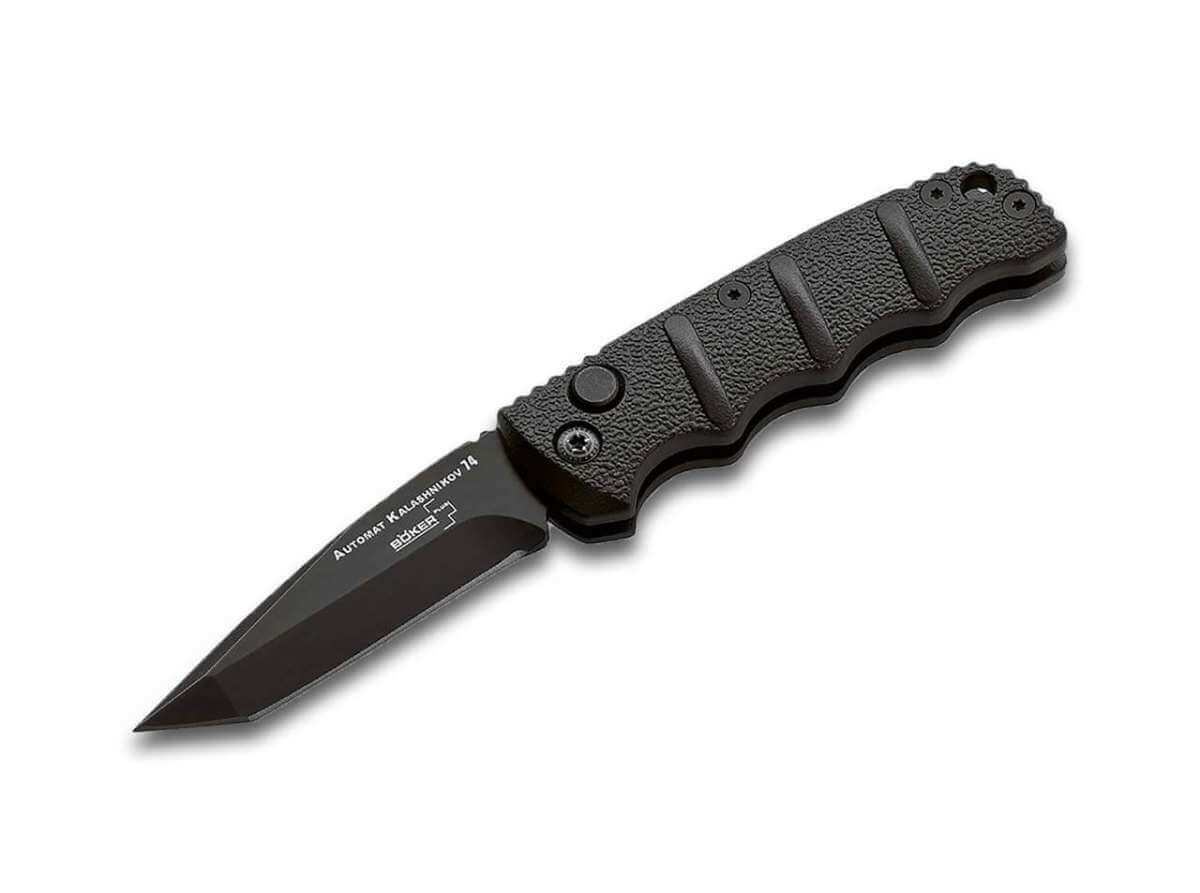 Boker Kalashnikov Tanto Mini Auto Black D2 Pocket Knife