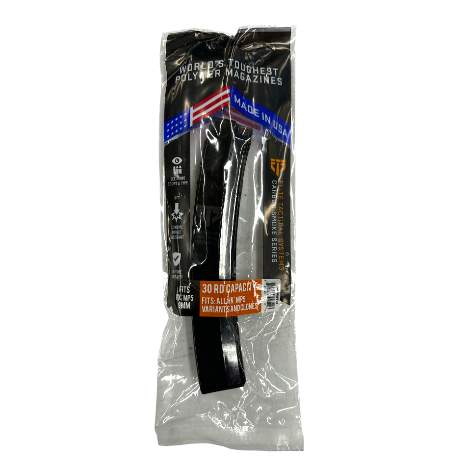 ETS Mag For Hk MP5 9MM 30RND_Carbon Smoke