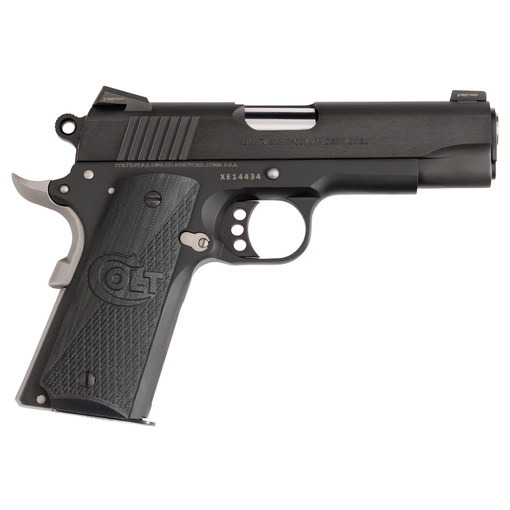Colt Night Commander 1911 .45 ACP 4.25" Blued/BLK 8RD Pistol
