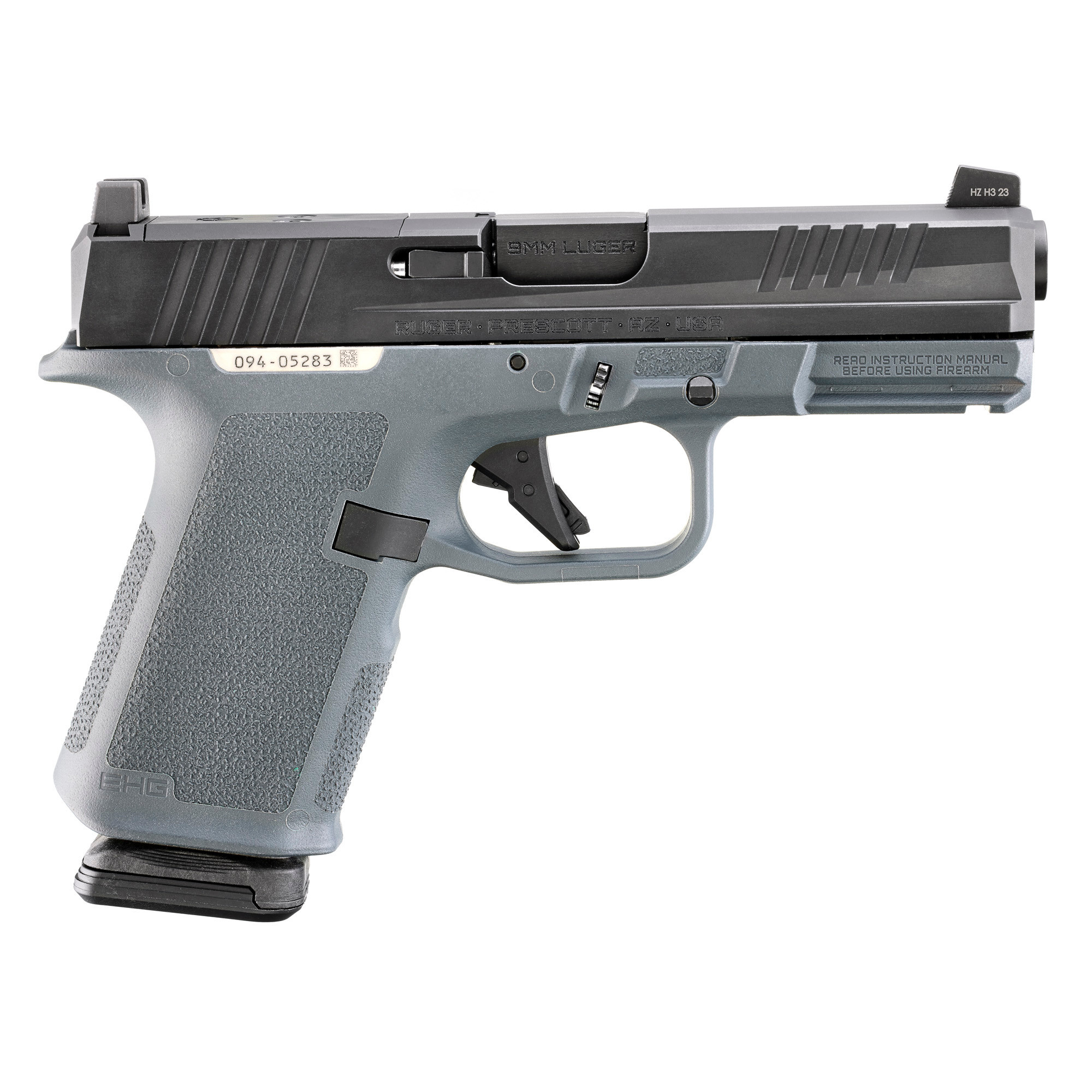 Ruger RXM 9MM 4" OR BLK/GRY 15RD Pistol