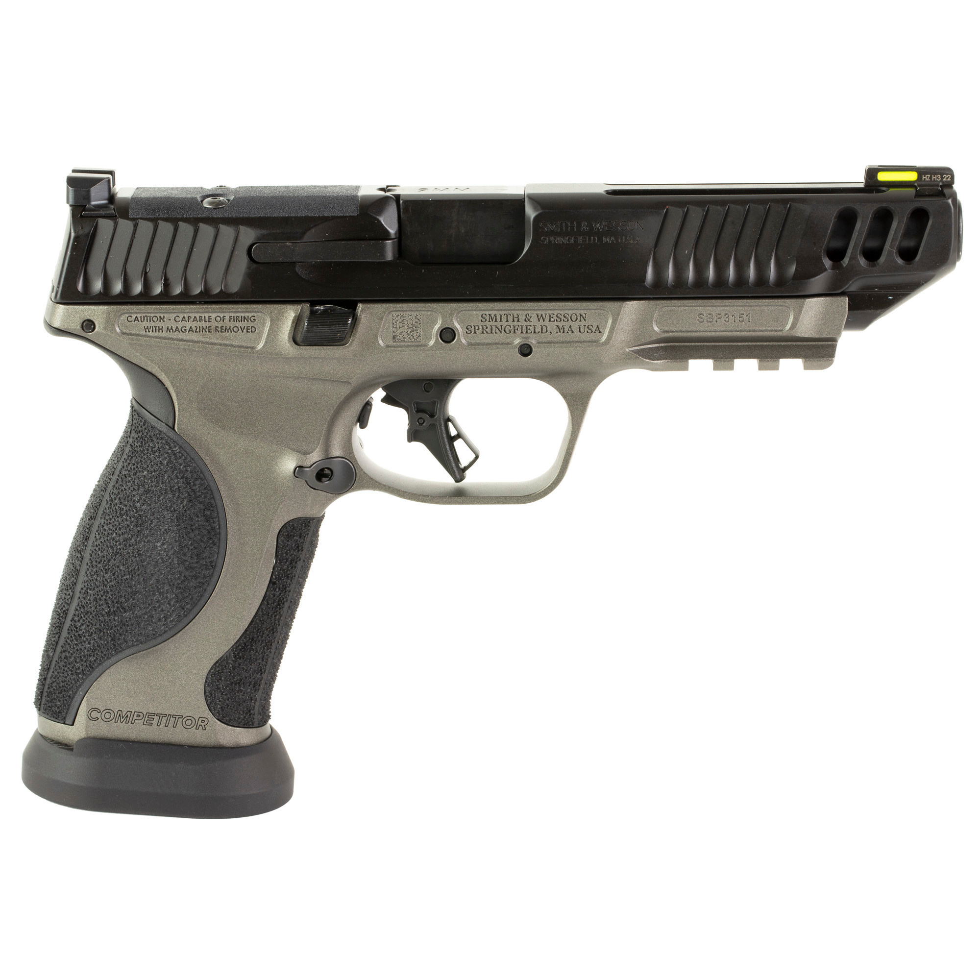 Smith & Wesson M&P M2.0 Competitor 9mm 5" Black/Tungsten 17RD Pistol