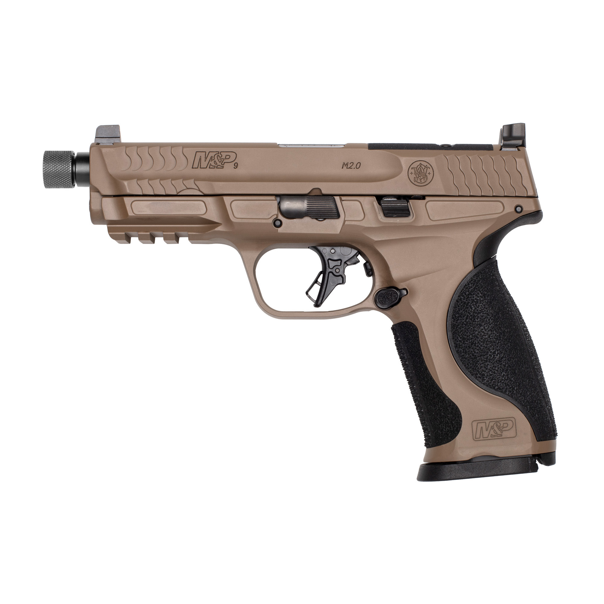 Smith & Wesson M&P9 M2.0 Metal OR 9mm 4.625" TB FDE/BLK 17RD Pistol