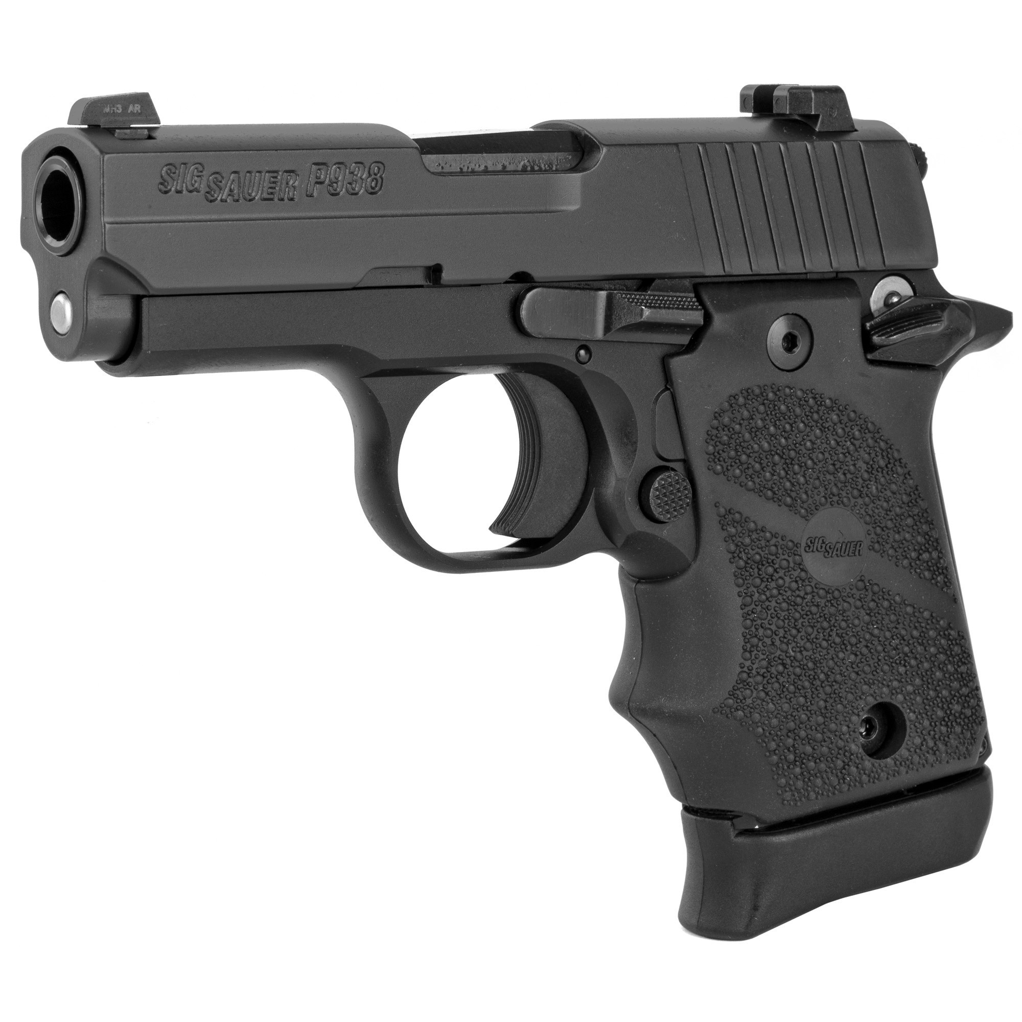 Sig Sauer P938 9MM SA 3" BLK 7RD Pistol (MA Comp)
