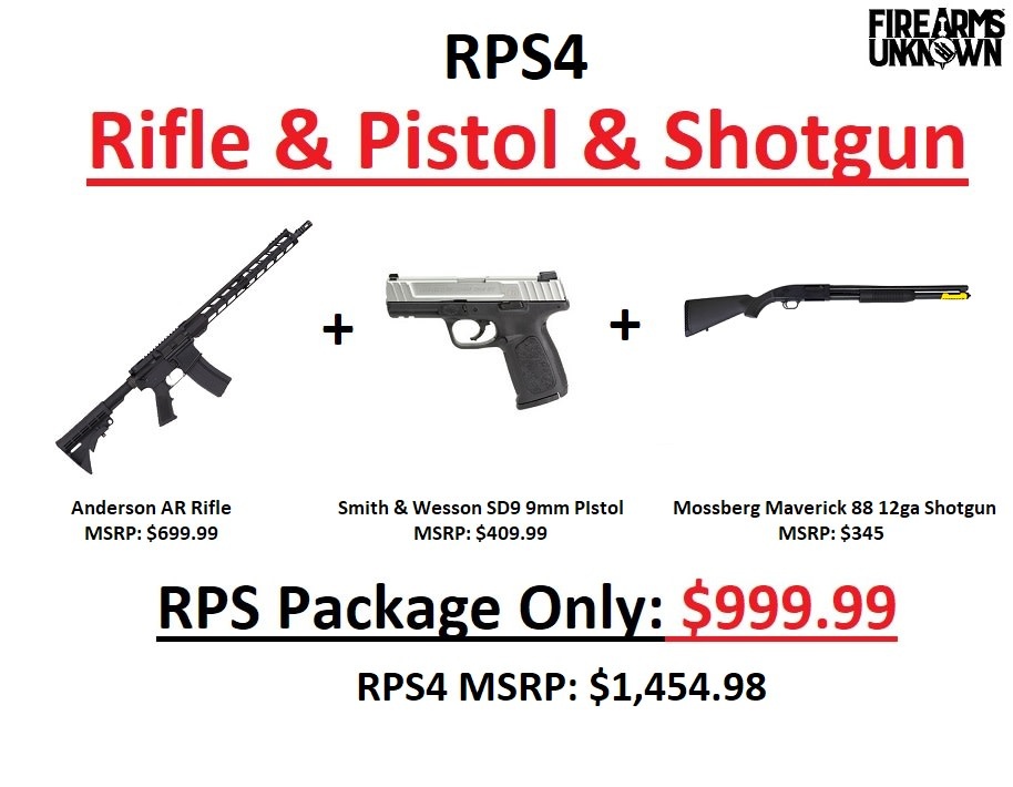 Rifle, Pistol & Shotgun (RPS4) Package Deal