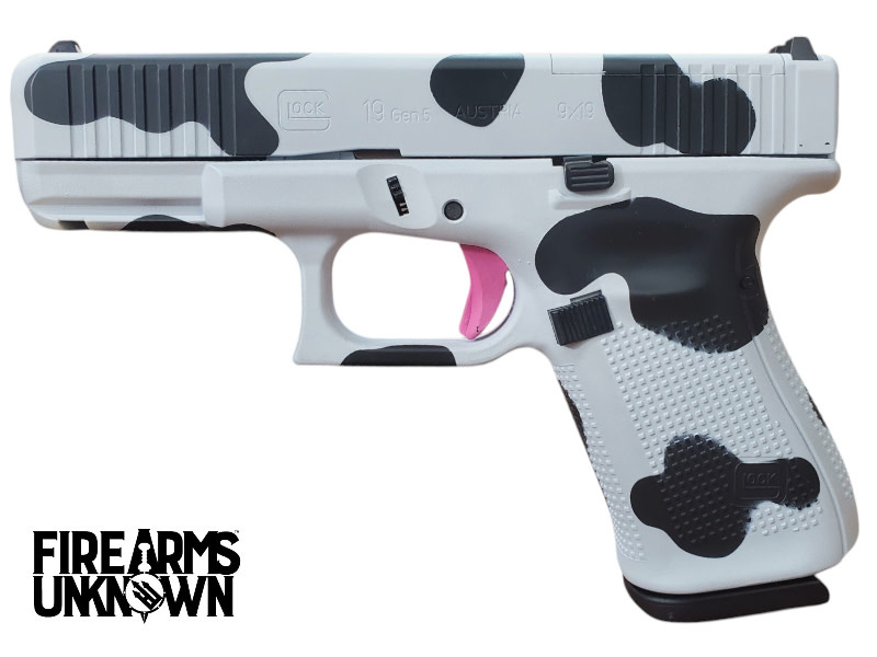 Glock G19 Gen5 MOS 9MM 4.02" Cowprint 15RD Pistol (BLEM)