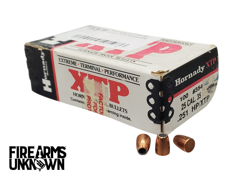 Hornady 25 Cal 35 Grain XTP Projectile