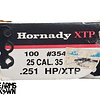 Hornady 25 Cal 35 Grain XTP Projectile