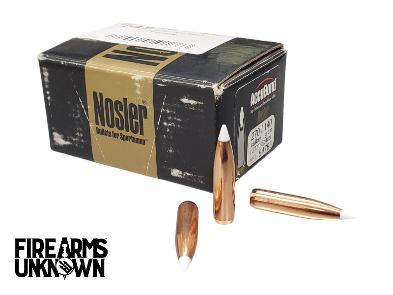 Nosler .270 Cal 140 Grain Accubond Projectile