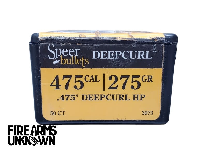 Speer .475 Cal 275 Grain Deepcurl Projectile