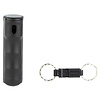 Sabre Pepper Gel with Quick Release Whistle Keychain, .54 oz, Black,