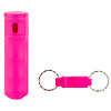 Sabre, Pepper Gel with Quick Release Whistle Keychain, .54 oz, Pink