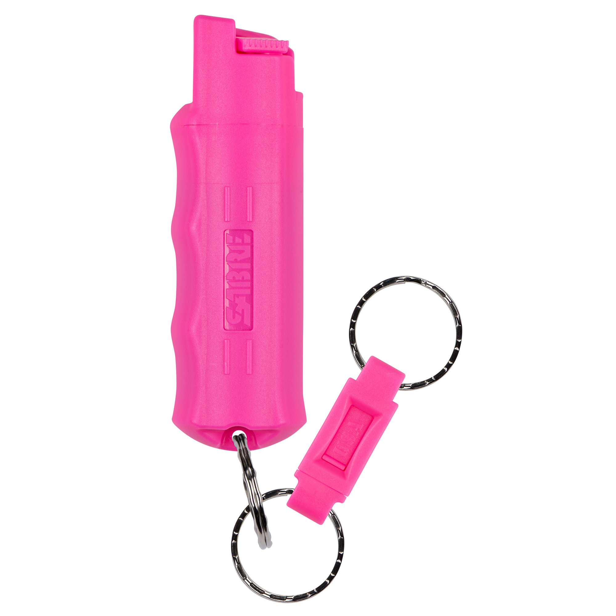 Sabre, Pepper Spray, Key Ring, .54oz, (NBCF) Pink
